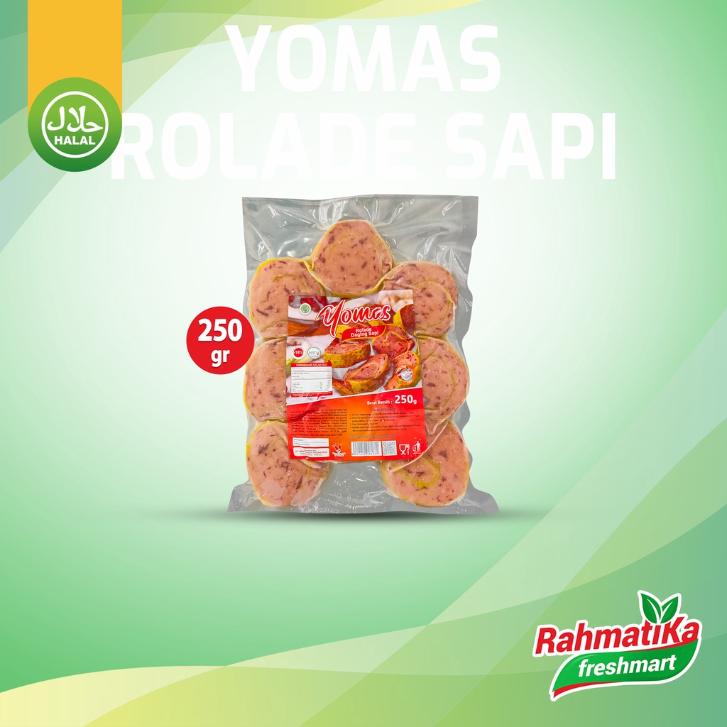 Yomas Rolade Daging Sapi 250 gram (Frozen)