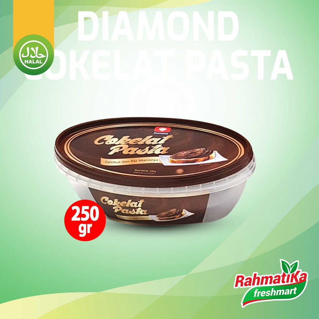 Diamond Chocolatte Pasta / Cokelat Pasta 250 gram