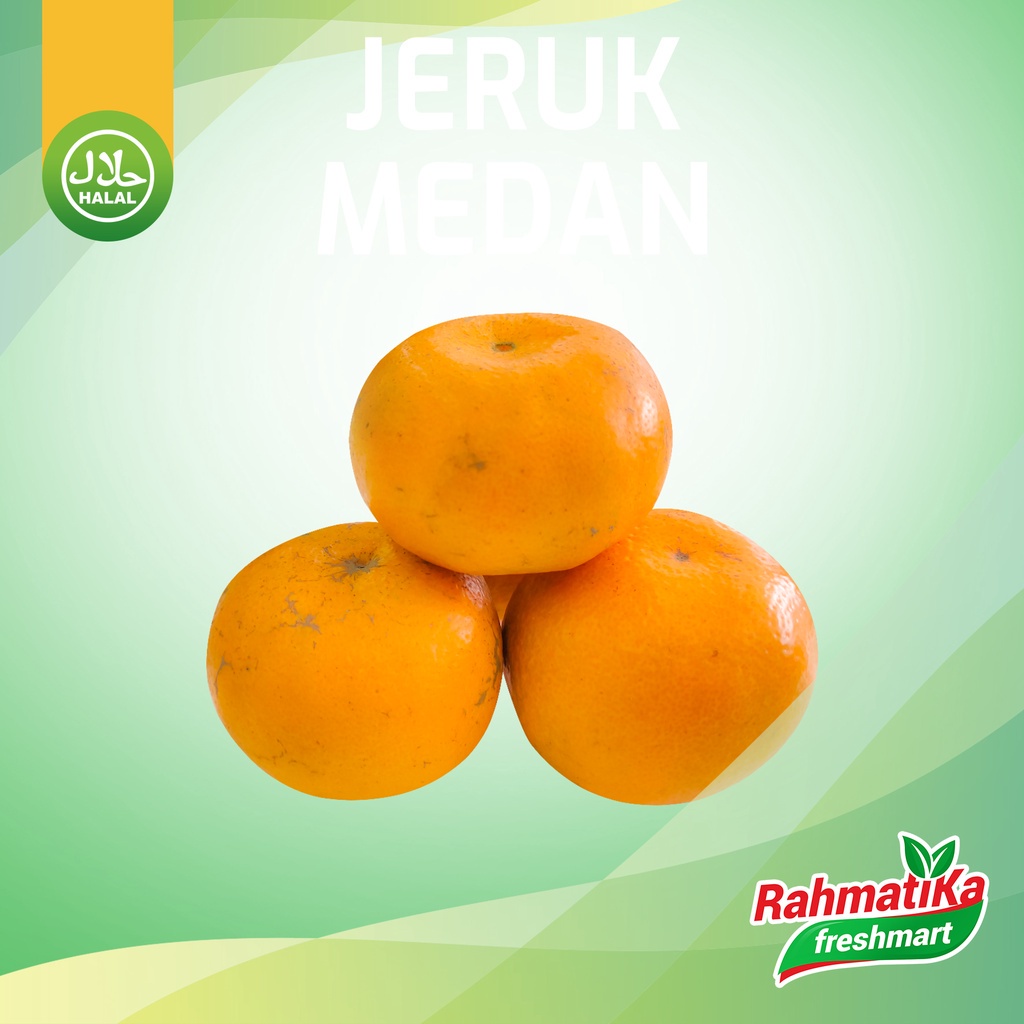 Jeruk Medan Segar / Jeruk Medan Fresh 500 gr (Buah Segar)