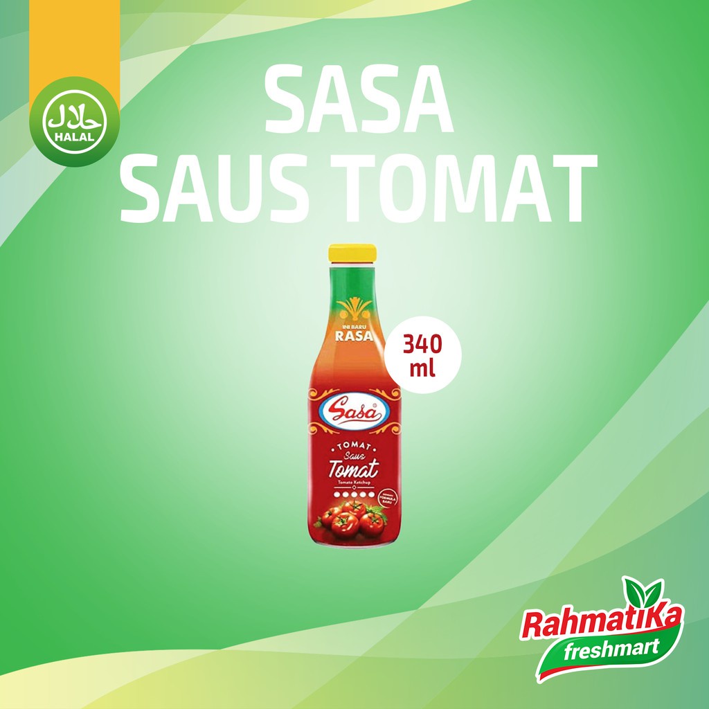 Sasa Saus Tomat / Saos Kemasan Botol 340 ml