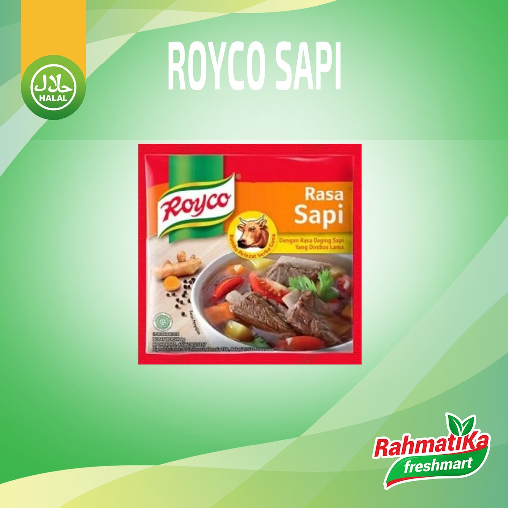 Royco Sapi / Penyedap Rasa Kaldu Sapi 9 gram (Bumbu Dapur)