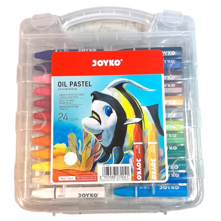 

Crayon Titi Joyko 24 Warna/ Oil Pastel 24 RB9