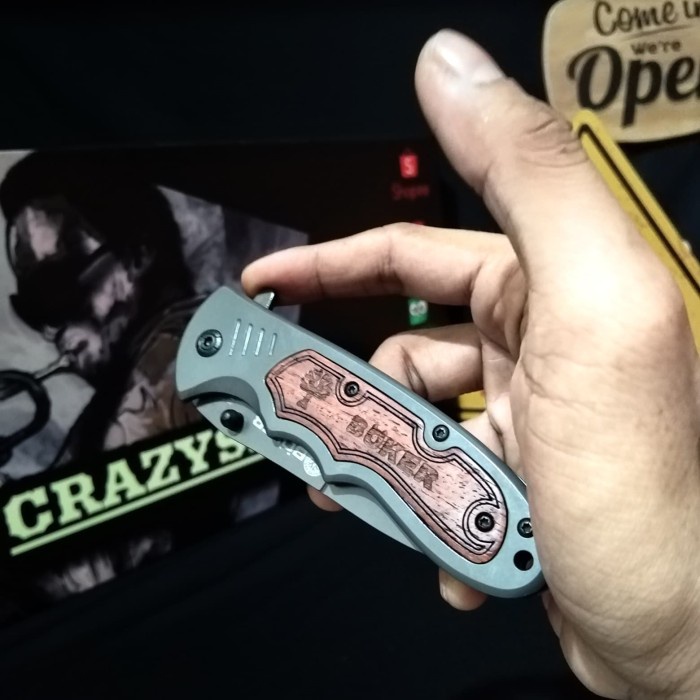 Pisau Lipat Boker Da48 / Pisau Survival / Pisau Lipat