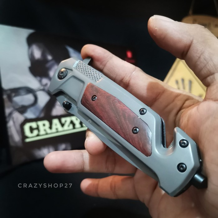 Pisau Lipat Survival Browning Da312 / Survival Kit / Pisau Lipat