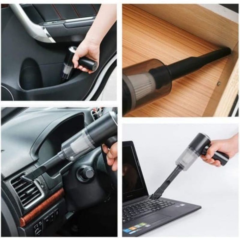 Wireless Car Vacuum Cleaner Portable /Vakum Penyedot Debu Mini Mobil / Vacuum⭐ IndoStar.olshop⭐