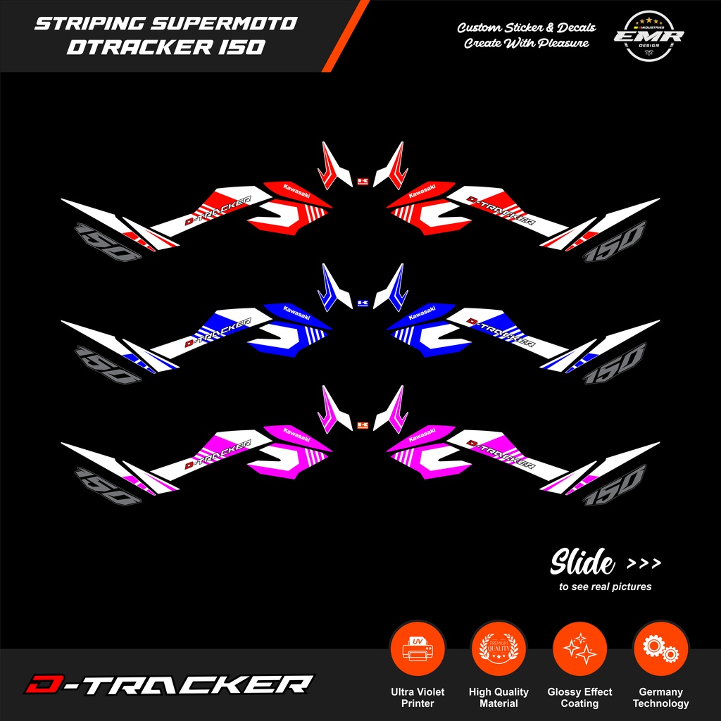 List Striping DTracker 150 All New DTracker Body Striping