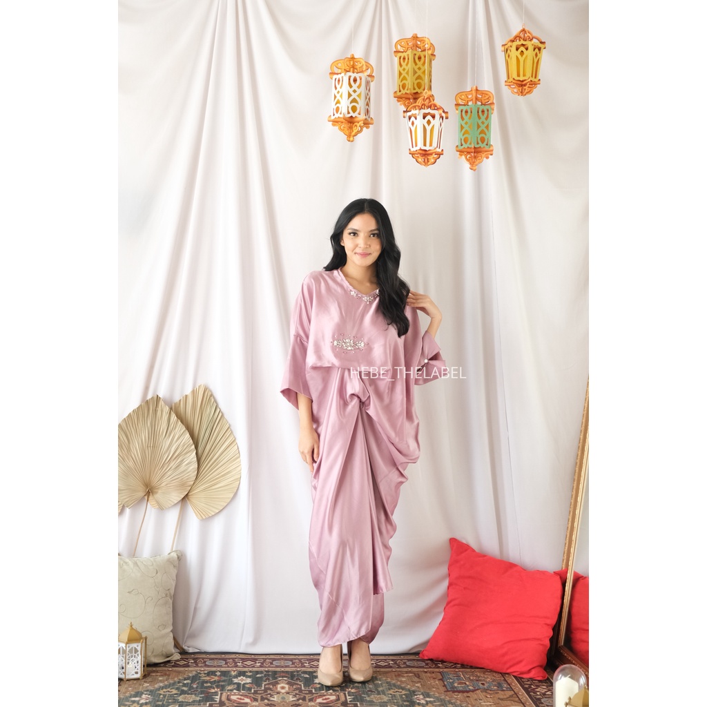 Zoya Kaftan Dress Pakaian Lebaran Idul Fitri Wanita