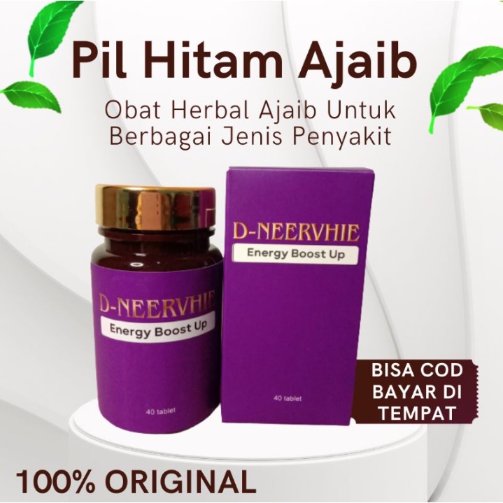 D Neervhie Energy Boost Up Pil Hitam Ajaib Original D Neervhie Energy Boost Up