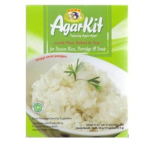 

Swallow Agar Kit Tepung Agar-Agar Isi 10 sachet x 3gr