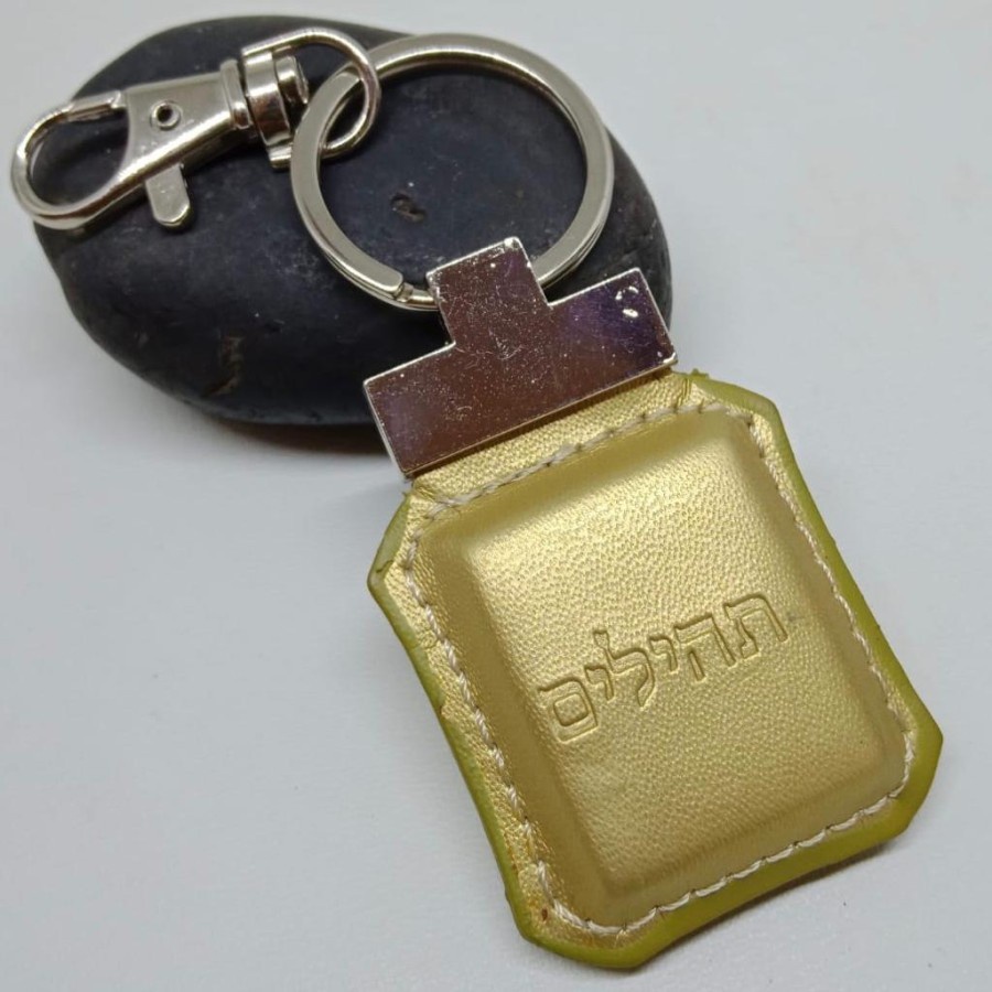 Gantungan Kunci BOOK OF PSALMS LEATHER Keychain by Israel