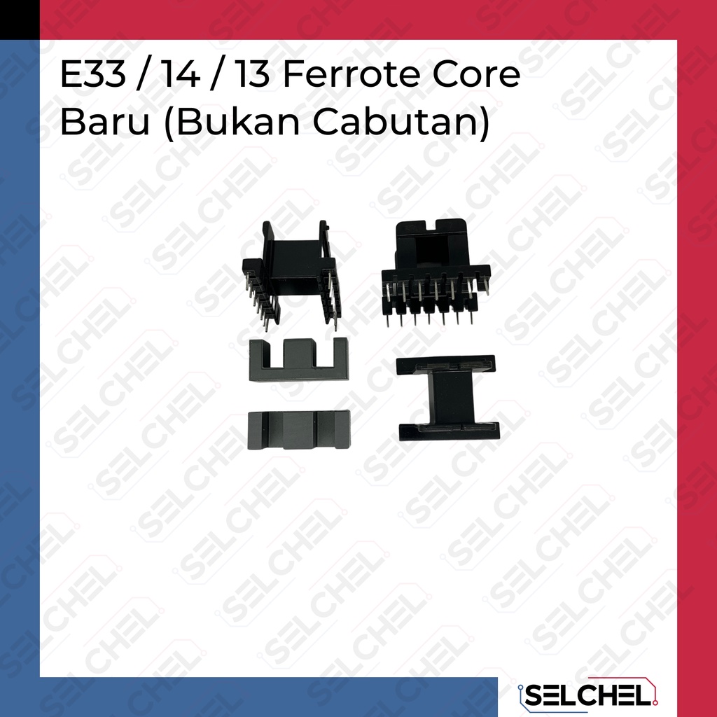 trafo ferit ee33 Horizontal dan vertikal transformer ferrite non - gap e33