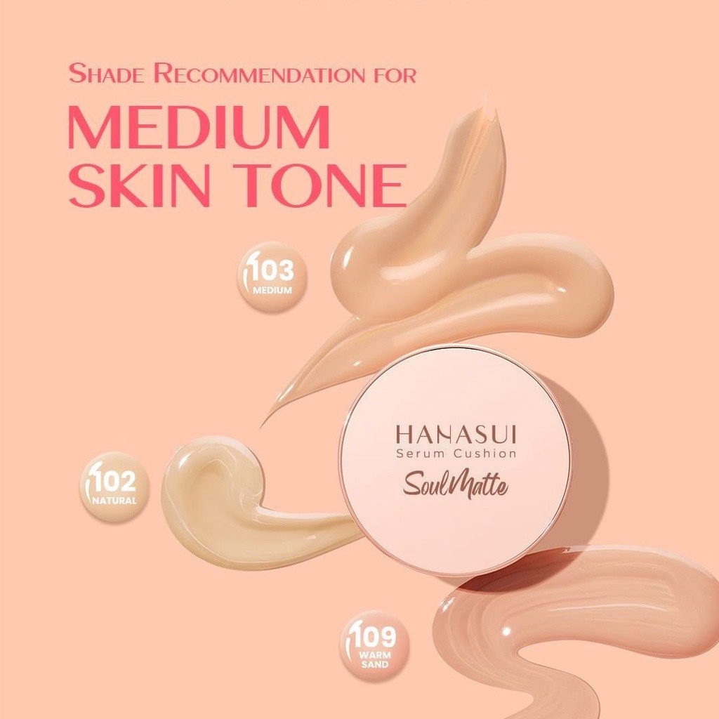 Hanasui Serum Cushion SoulMatte | Cushion Foundation