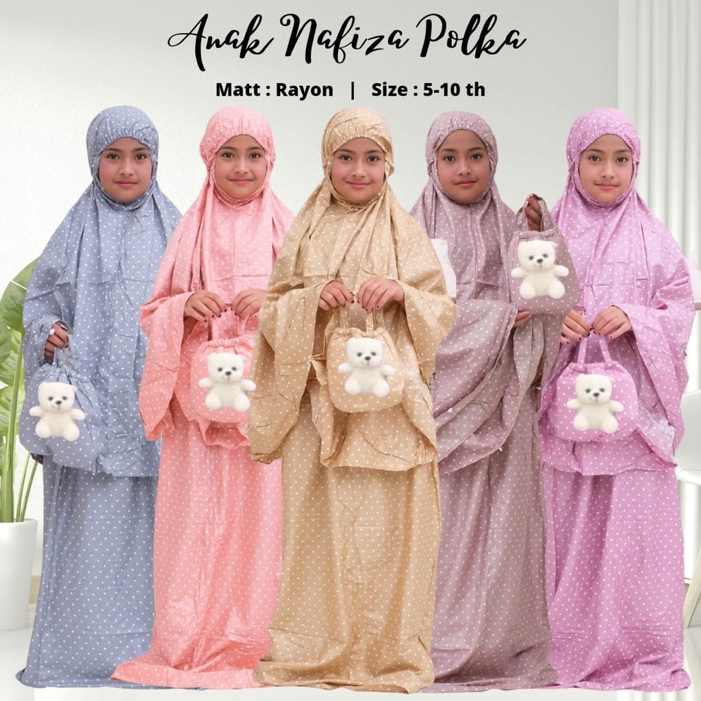 MUKENAH ANAK BAHAN RAYON PREMIUM MOTIF LUCU DAN CANTIK