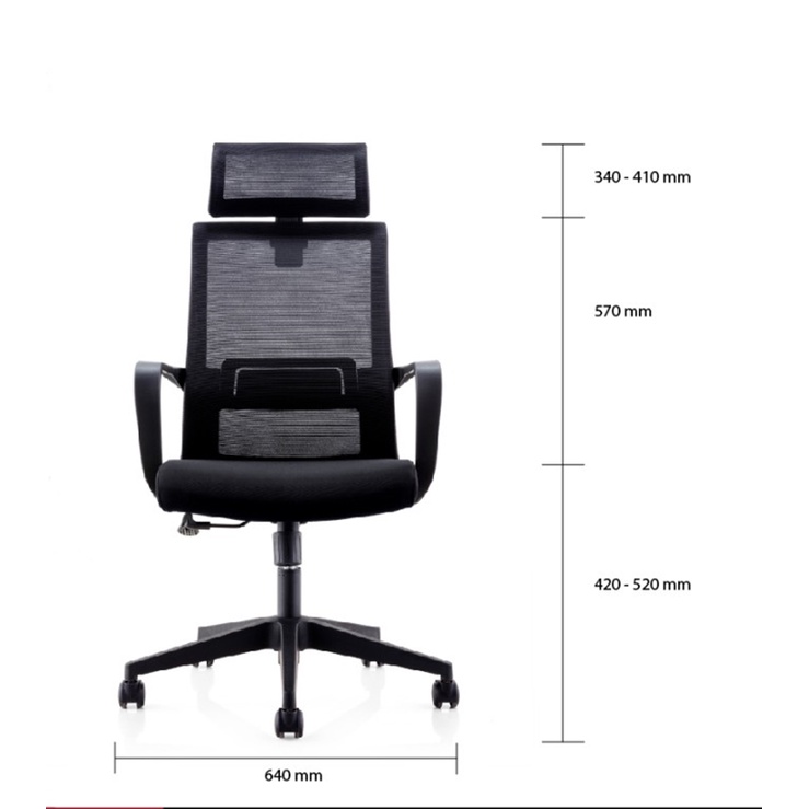 Highpoint Kursi Kantor Kursi Kerja New Austin CH180A CH180B Head Rest