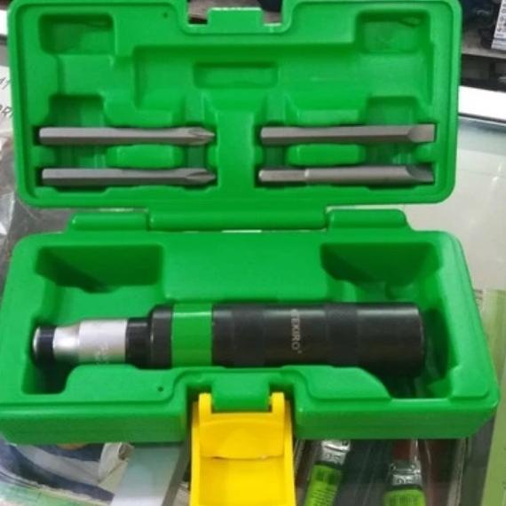 IMPACT DRIVER SET TEKIRO 1/2" / OBENG KETOK TEKIRO 5 PCS NEW