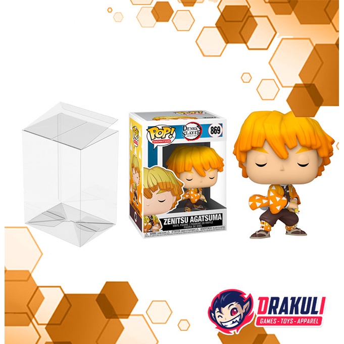Diskon Spesial Toys Funko Pop Demon Slayer - Zenitsu Agatsuma - With Protector Termurah