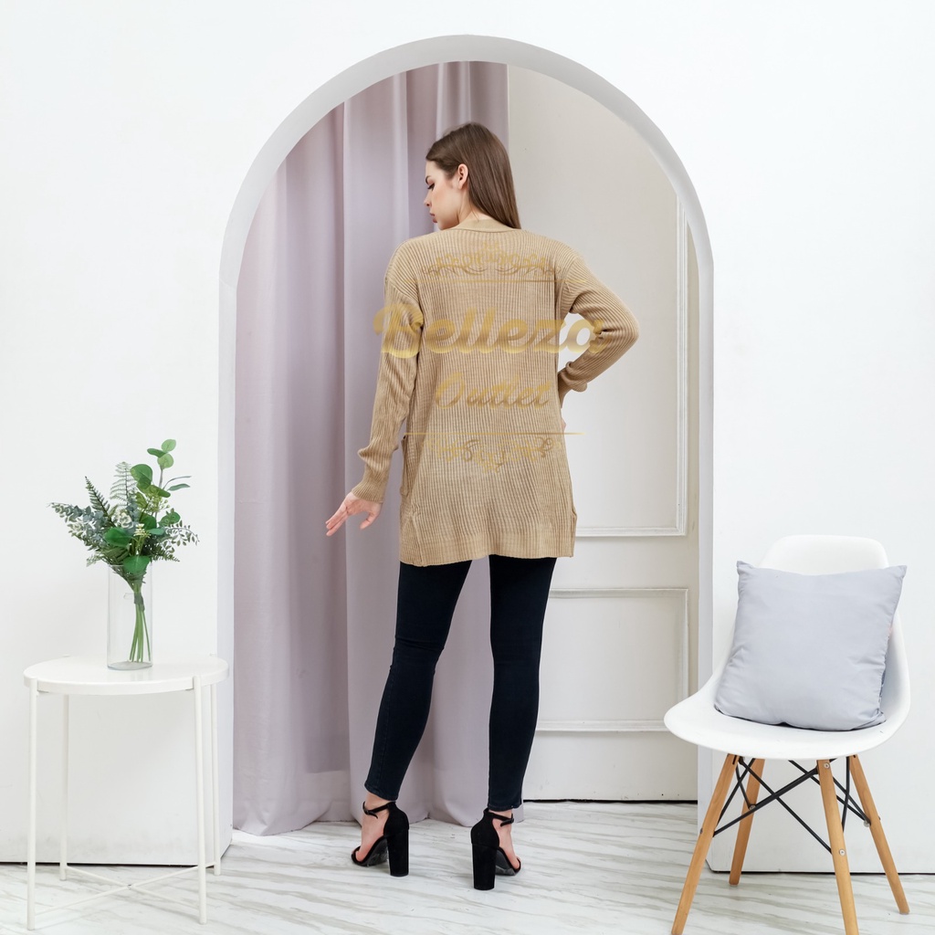 Belleza outlet baju rajut Cardigan rajut atasan wanita BELLE OVERSIZE