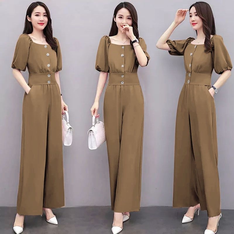 SETELAN CELANA KULOT PUFFYTA CRINKLE