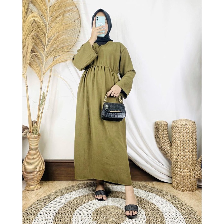 Benang Raja Gamis Cringkle Kimono