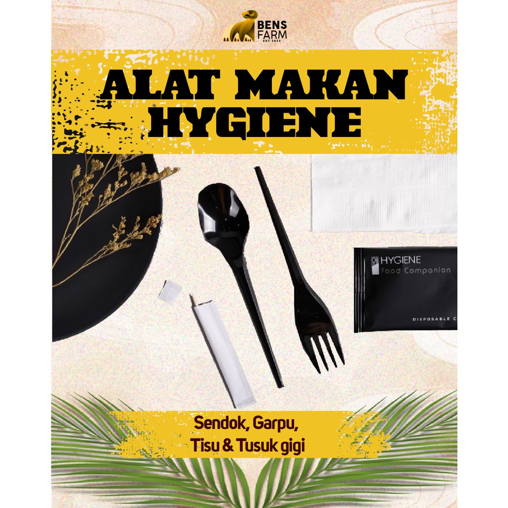 Alat Makan Set Sendok Garpu Hygiene