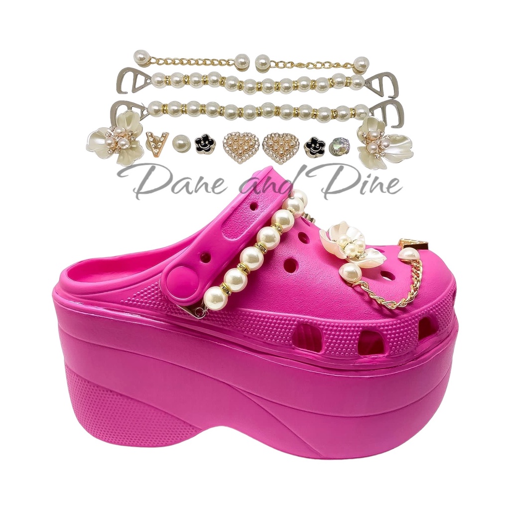 Sandal Wedges 10cm Wanita ORI Dane and Dine W100