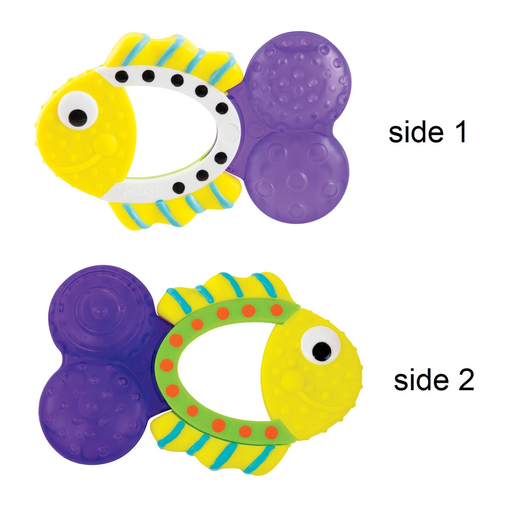 Sassy Teething Tail Fish, Teether Bayi 3 Bulan +