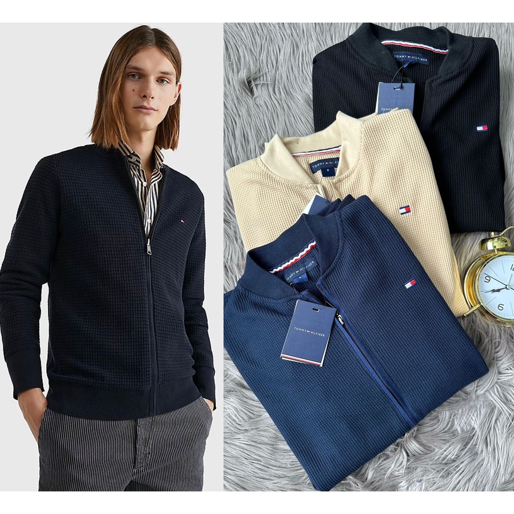 Tmh big logo zip bomber jacket