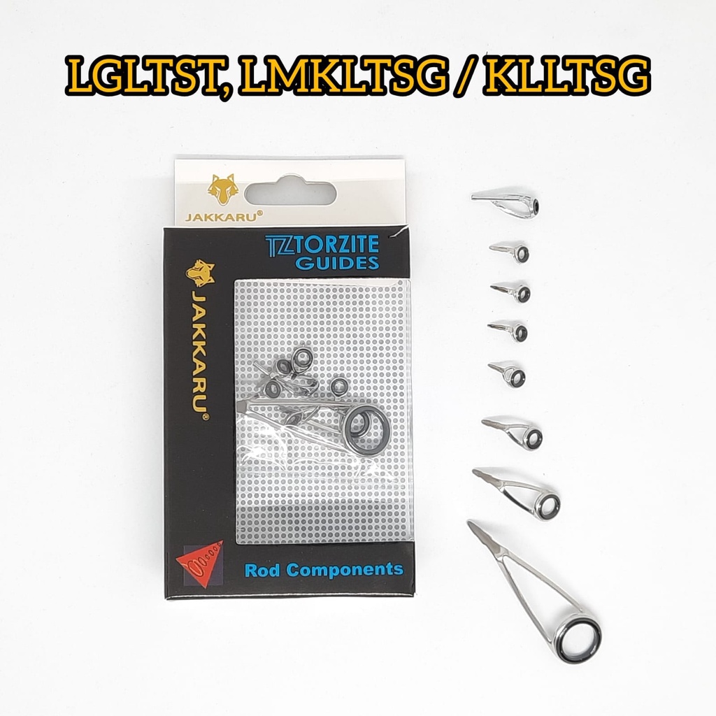 GUIDE SET JAKKARU K-SERIES TORZITE LGLTST / isi 8pcs (Color SILVER)