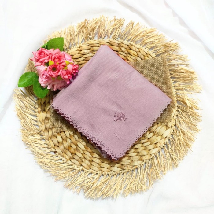 TERLARIS Kerudung Segiempat Syar'i Voal Miracle By Umama Jilbab Segi Empat - ungu muda