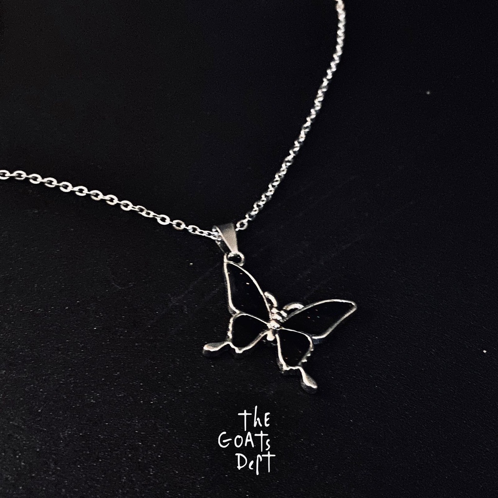 The Goats Dept - The Glory Pendant Butterfly Necklace / tgd675 film merch original asli model pria w