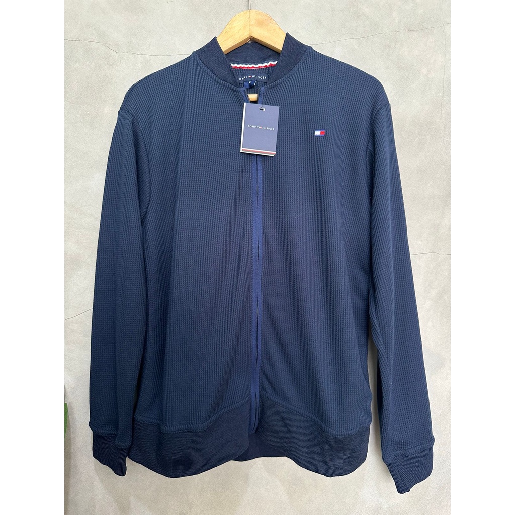 Tmh big logo zip bomber jacket