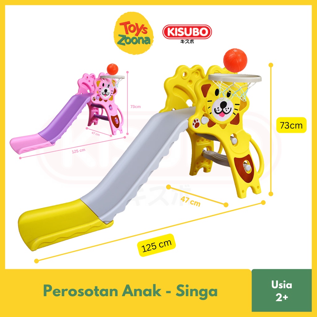 ToysZoona Perosotan Singa / Perosotan Anak Murah / Perosotan Kisubo / Mainan Prosotan (Kado Bayi)