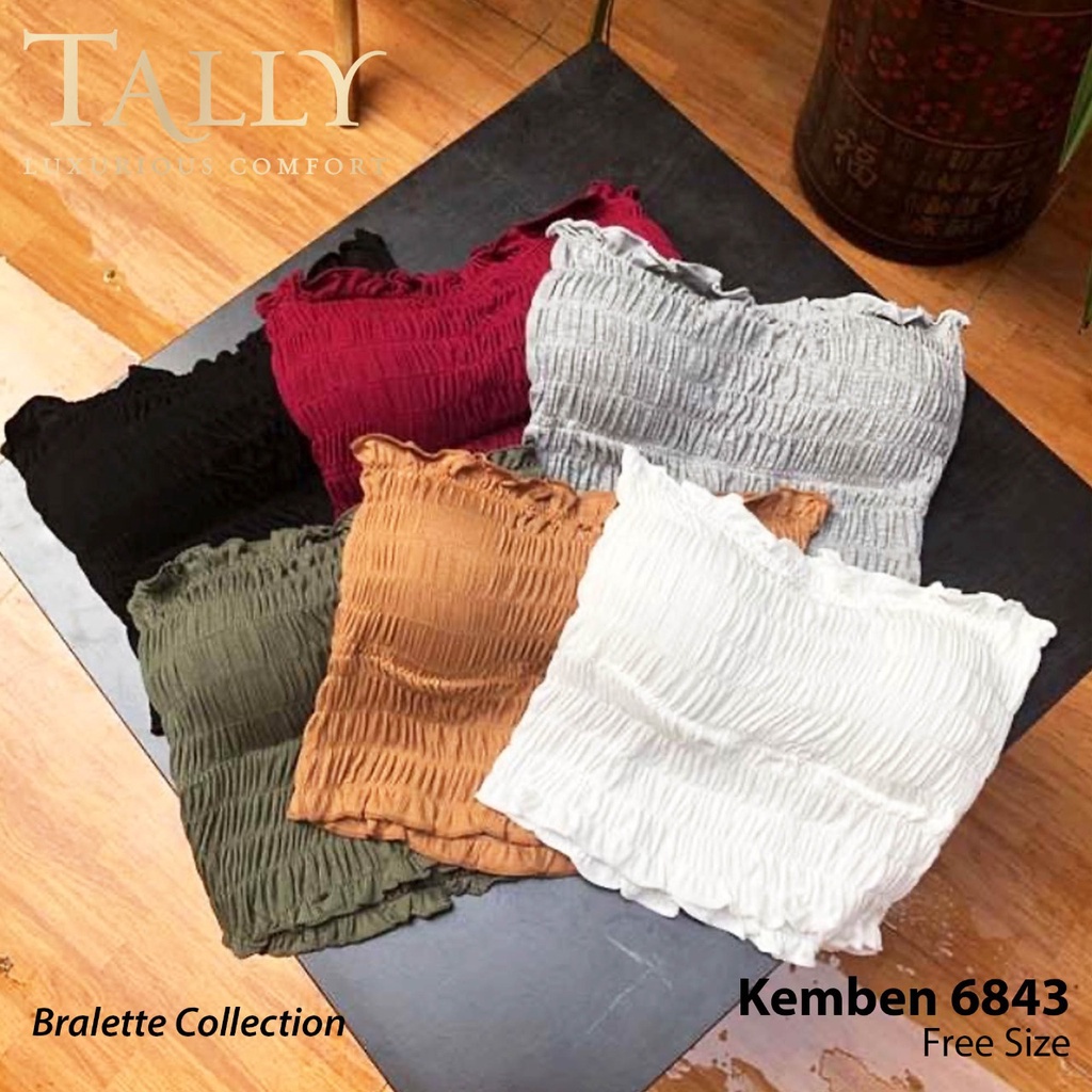 BRALETT BRALETTE DALEMAN 6843 TALLY -TANKTOP BUSA 6843 TALLY TANKTOP TALI BISA SERUT TALLY Bralette Bra Busa Tipis Bahan Katun Cup B Bra Kemben Fashionable Stretchable K 6843TALLY Bralette kemben Fashionable Bahan Katun Stretchable K 6843 COD