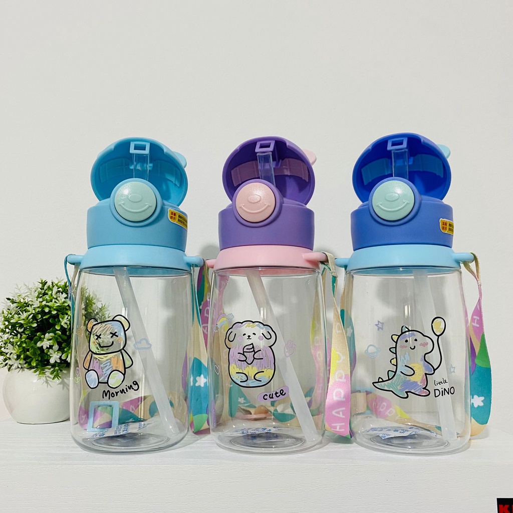 Botol Minum Anak Gemoy Lucu Model Beruang 600ML