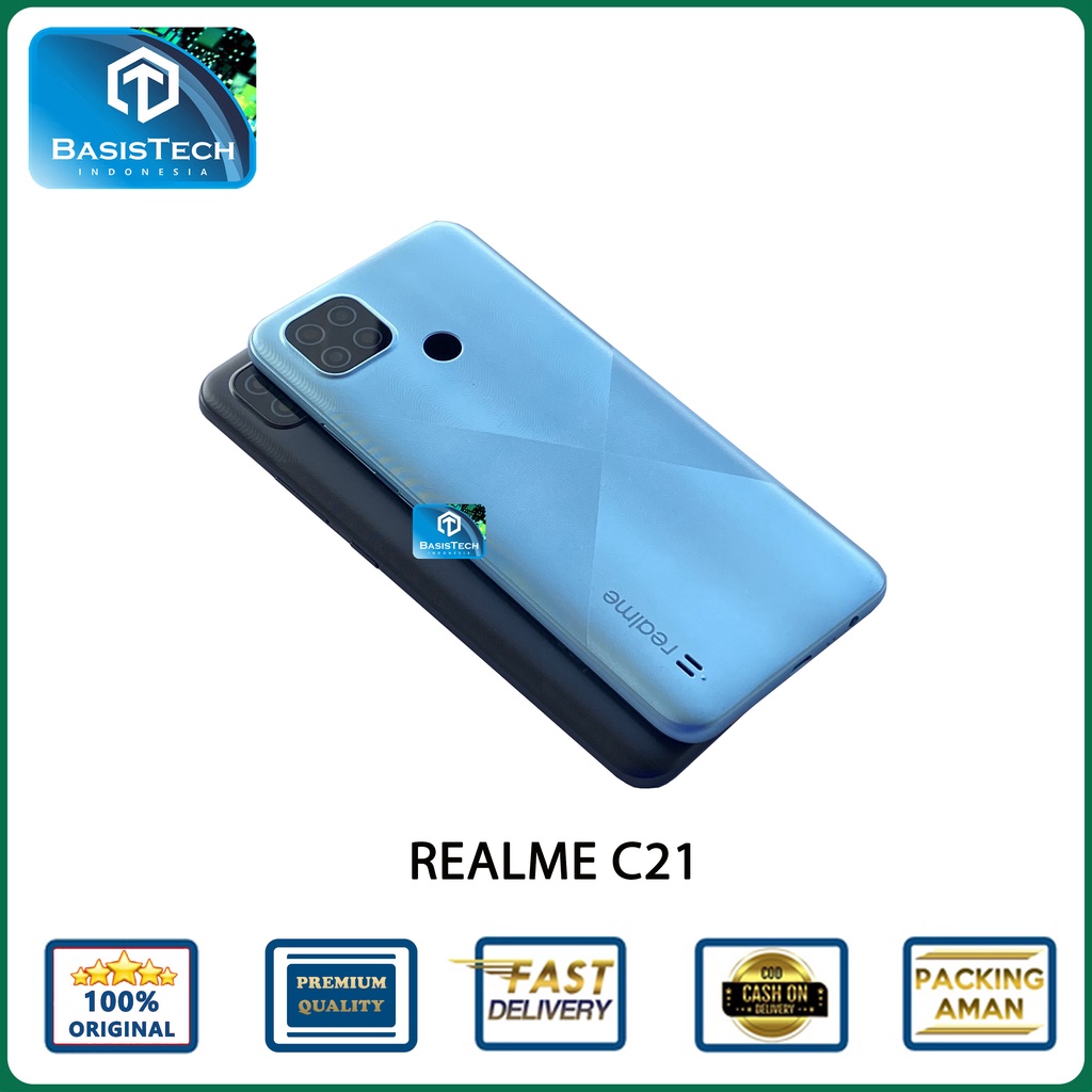 BACK COVER BACKDOOR CASING REALME C21 ORIGINAL QUALITY