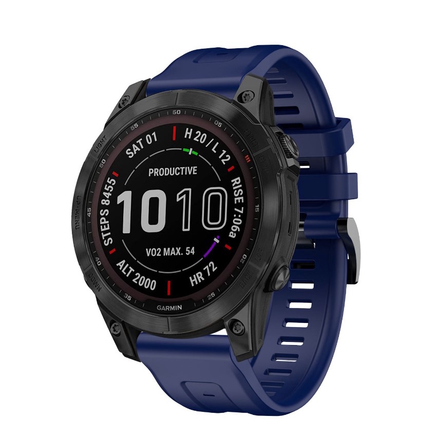 Strap Garmin Fenix 7 6 5 Forerunner 935 Jam watch Silicone Tali jam Baru Black White Hitam Putih Biru Merah Orange