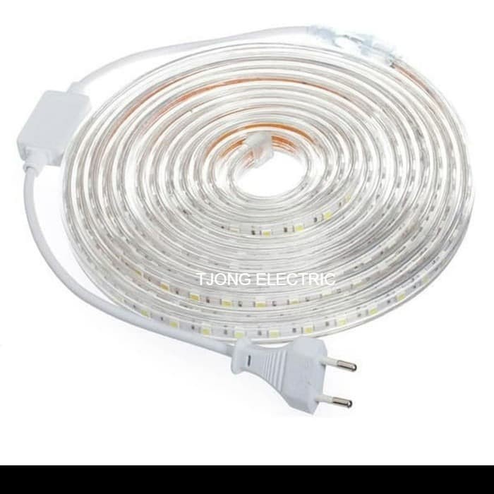 lampu led Lampu Led Strip Selang SMD 5050 10M 220v OUTDOOR 10 M Meter DEKORASI - Putih(K6L2) promo l