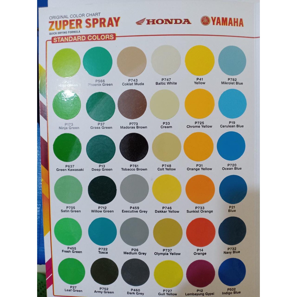 Pilok Pilox Zuper Spray Paint Warna Glossy Metallic Doff Hitam Putih Clear Silver Merah Hijau 150cc (Cepat Kering Murah dan Ready Banyak Warna)