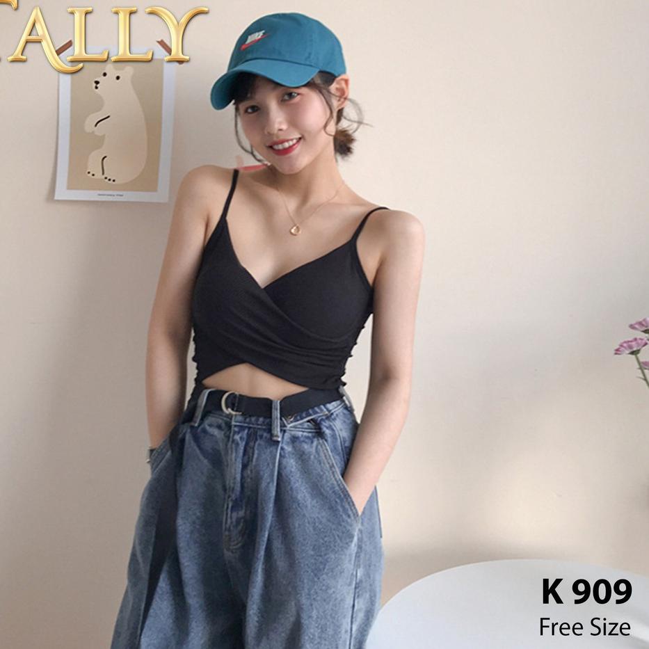 TALLY Bralette Bra kemben Fashionable Bahan Katun Fit 34 - 38 K 909 - BRALETTE TALLY K 909 - TANKTOP SEXY KOREAN