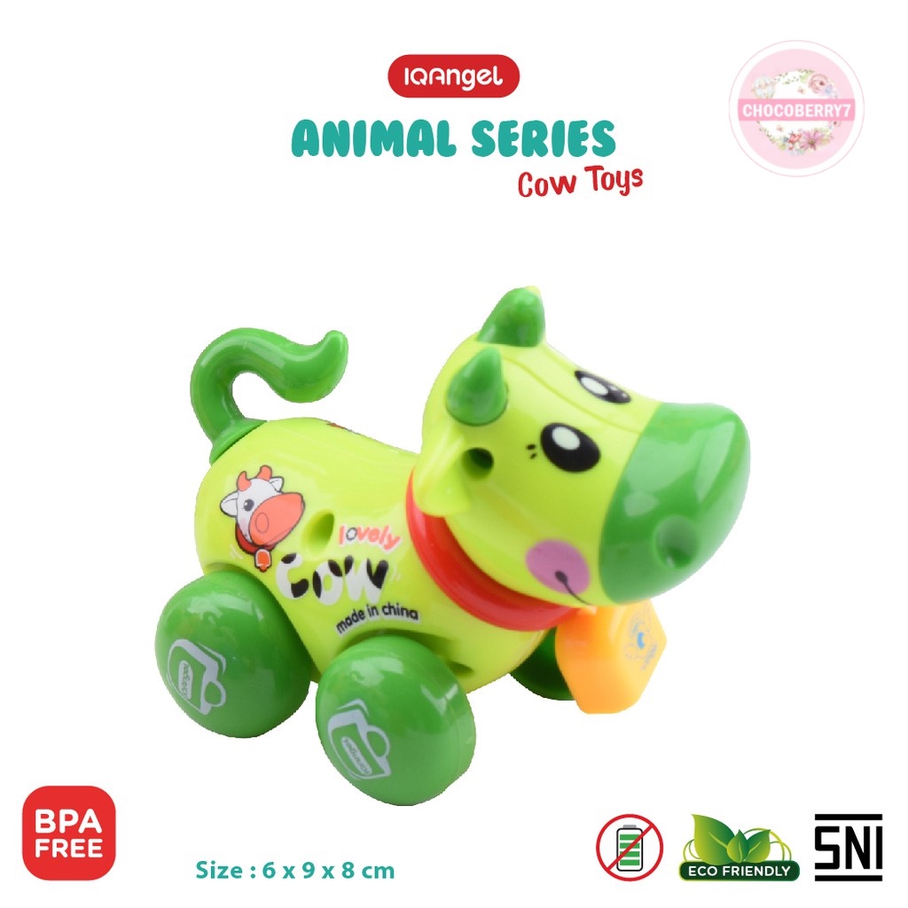 IQAngel Cow Toys IQ635/ Mainan Edukatif Bayi / Mainan Motorik Anak / Mainan Sapi