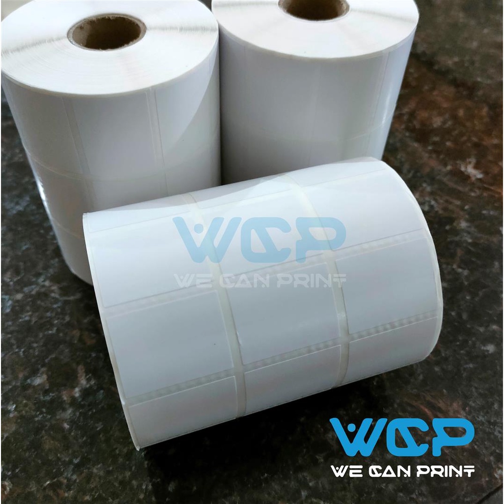 

Label Semicoated 33X25MM Kertas Label Sticker Semicoated 33X25 MM (3 LINE) 5000 PCS