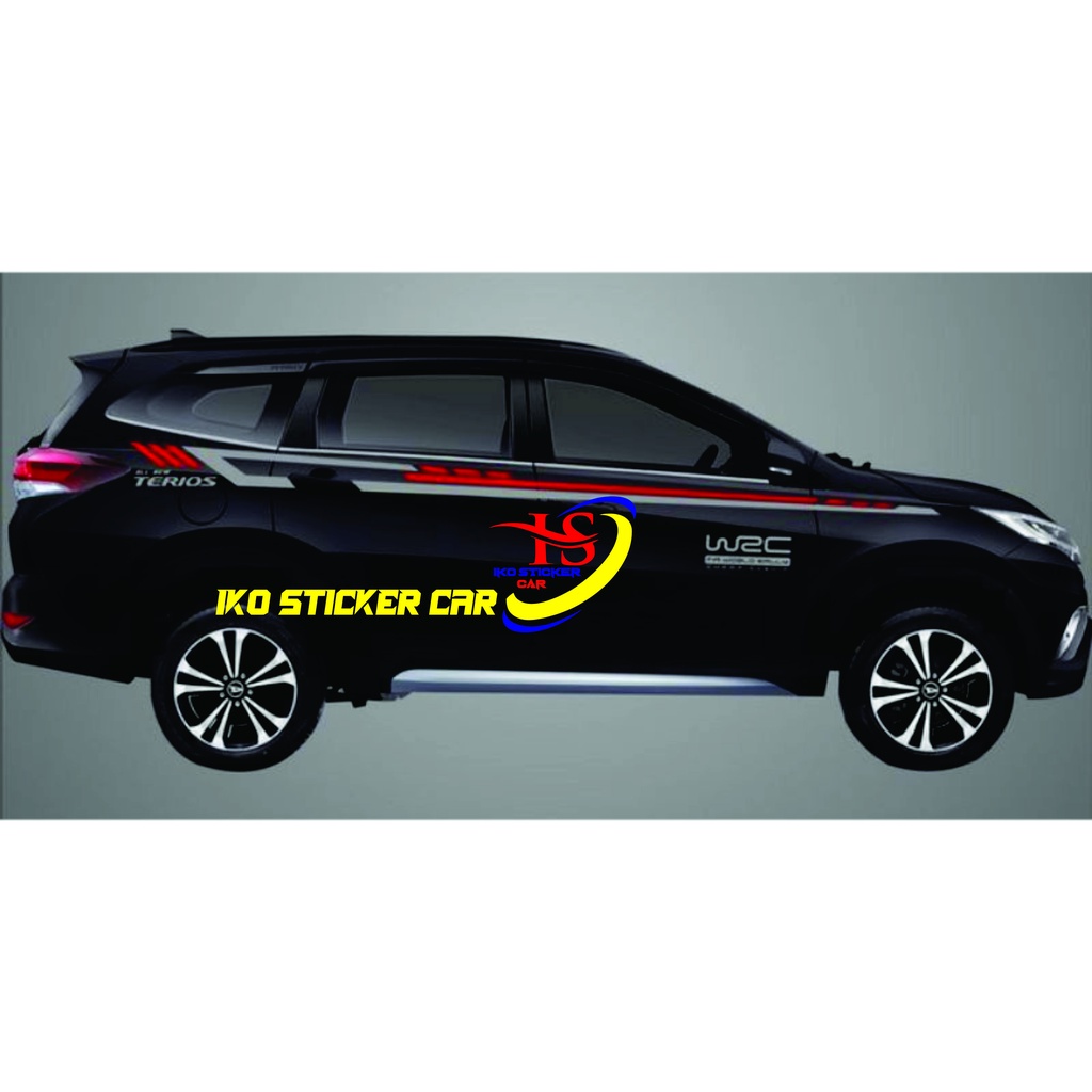 sticker mobil all NEW TERIOS variasi list Rush