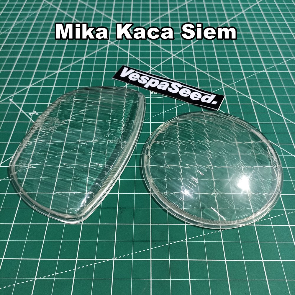 Mika Kaca Lampu Depan Vespa Super Sprint VBB Bajaj Embos SIEM