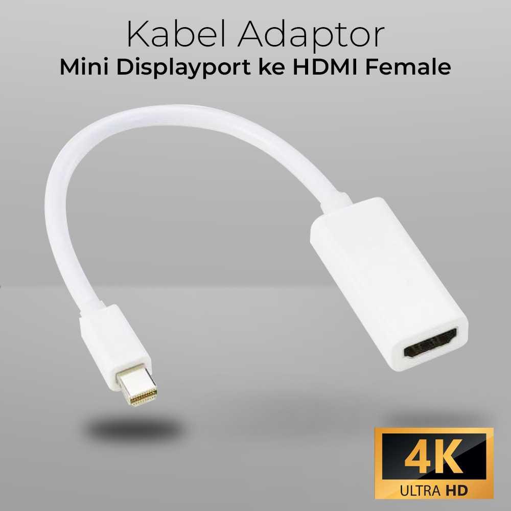 Kabel Adaptor Mini Displayport ke HDTV Female - White