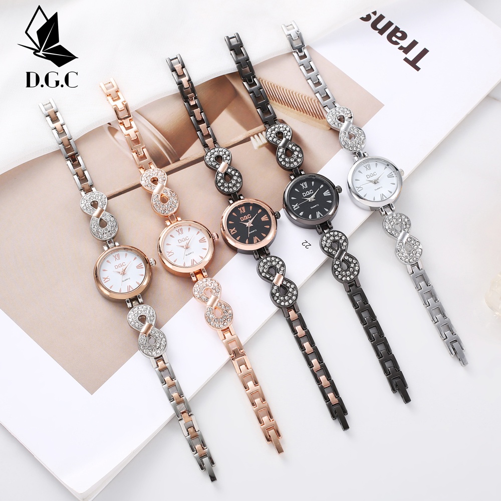 COD Jam Tangan✅Quartz Analog Untuk Rantai Wanita   Casual Murah Grosir W252