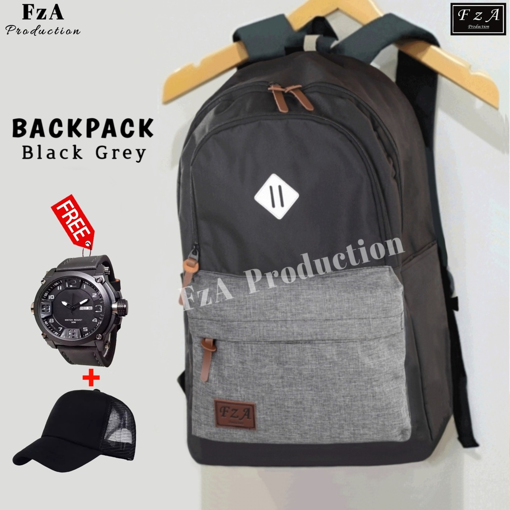 FzA Official - Tas Ransel Distro Original Casual pria Wanita / Tas Ransel Laptop / Backpack Sekolah Kuliah Distro Original Tas Punggung Laptop - BGFQT