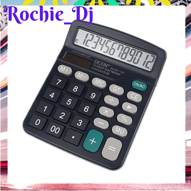 

KALKULATOR ELEKTRONIK 12 DIGIT - KK-837-12S