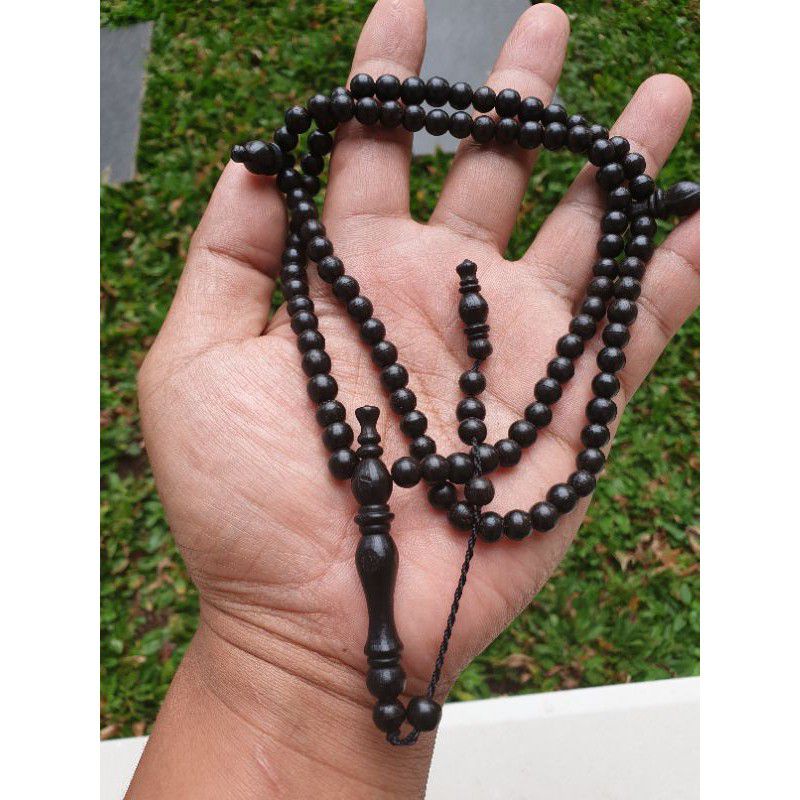 TASBIH AKAR BAHAR HITAM TUNGGAL ALAMI