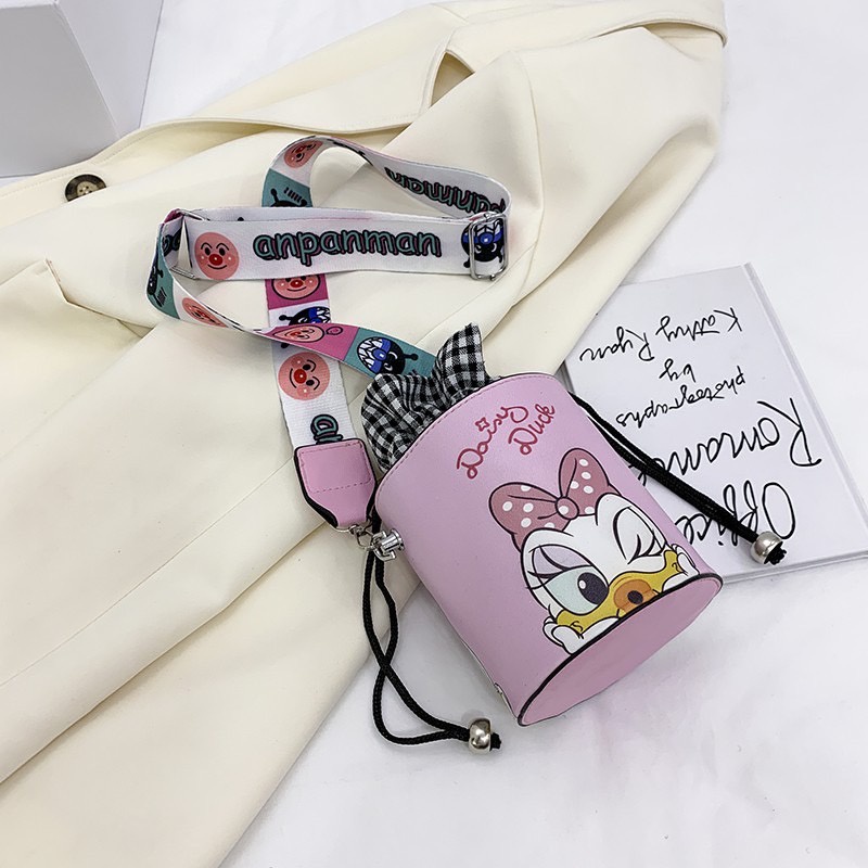 TAS BULAT SERUT SELEMPANG PREMIUM / TAS GEMOY ANAK DAN DEWASA UNIK