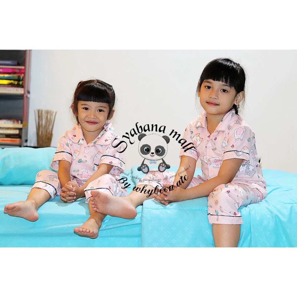 PIYAMA ANAK 1-5 TAHUN M L XL MOTIF TERBARU